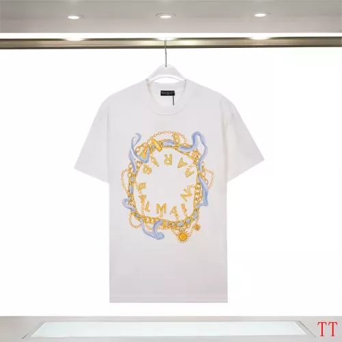 Cheap Balmain T-Shirts Short Sleeved For Unisex #1355043, $$32.00 USD On Balmain T-Shirts
