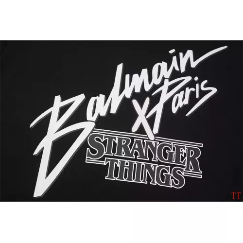 Replica Balmain T-Shirts Short Sleeved For Unisex #1355050 $32.00 USD for Wholesale