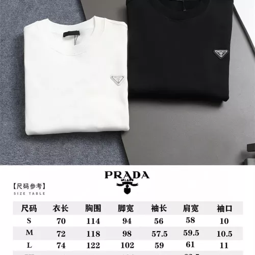 Replica Prada Hoodies Long Sleeved For Unisex #1355160 $60.00 USD for Wholesale