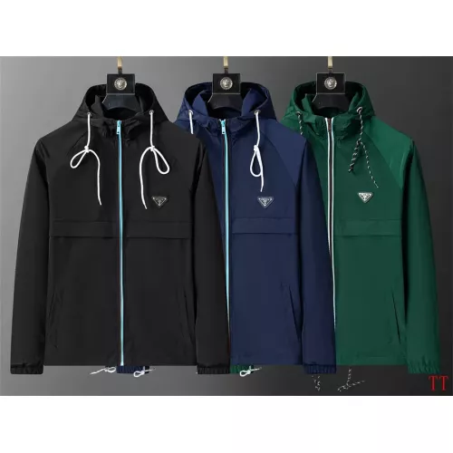 Replica Prada Jackets Long Sleeved For Men #1355236 $64.00 USD for Wholesale