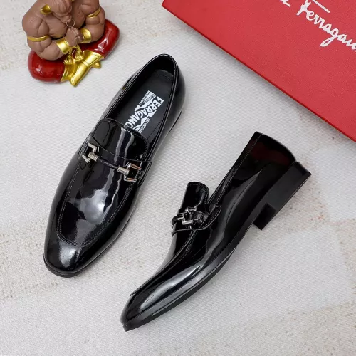 Cheap Salvatore Ferragamo Leather Shoes For Men #1355587, $$88.00 USD On Salvatore Ferragamo Leather Shoes