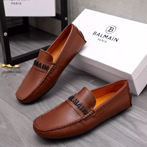 Cheap Balmain Leather Shoes For Men #1355588, $$76.00 USD On Balmain Leather Shoes
