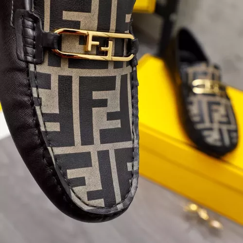 Replica Fendi Leather Shoes For Men #1355601 $76.00 USD for Wholesale