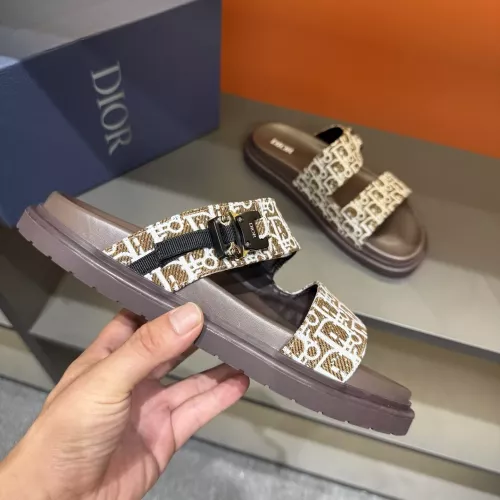 Replica Christian Dior Slippers For Men #1355664 $56.00 USD for Wholesale