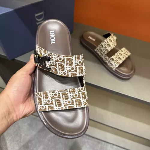 Replica Christian Dior Slippers For Men #1355664 $56.00 USD for Wholesale