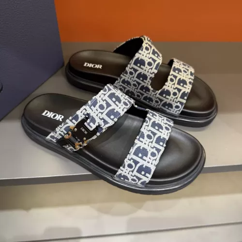 Replica Christian Dior Slippers For Men #1355665 $56.00 USD for Wholesale