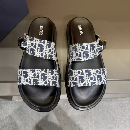 Replica Christian Dior Slippers For Men #1355665 $56.00 USD for Wholesale