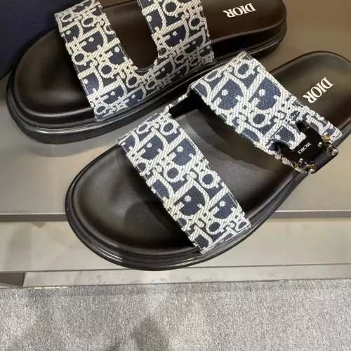 Replica Christian Dior Slippers For Men #1355665 $56.00 USD for Wholesale