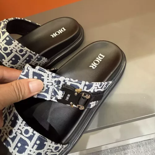 Replica Christian Dior Slippers For Men #1355665 $56.00 USD for Wholesale