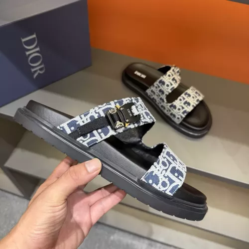 Replica Christian Dior Slippers For Men #1355665 $56.00 USD for Wholesale