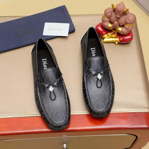 Replica Christian Dior Leather Shoes For Men #1355794 $72.00 USD for Wholesale