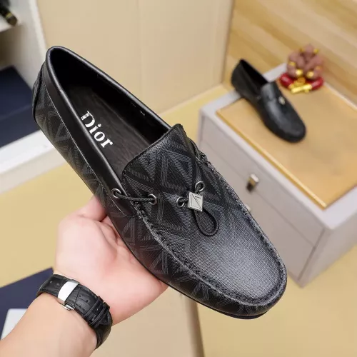 Replica Christian Dior Leather Shoes For Men #1355794 $72.00 USD for Wholesale