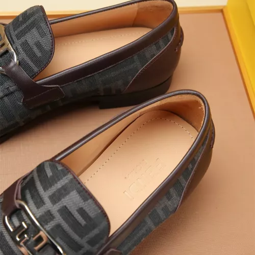 Replica Fendi Leather Shoes For Men #1355820 $88.00 USD for Wholesale