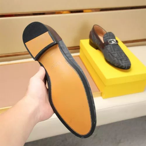 Replica Fendi Leather Shoes For Men #1355820 $88.00 USD for Wholesale