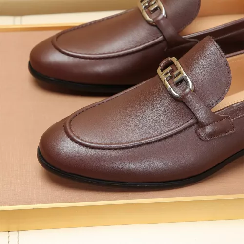 Replica Fendi Leather Shoes For Men #1355823 $88.00 USD for Wholesale