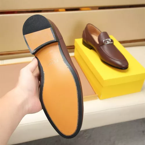Replica Fendi Leather Shoes For Men #1355823 $88.00 USD for Wholesale