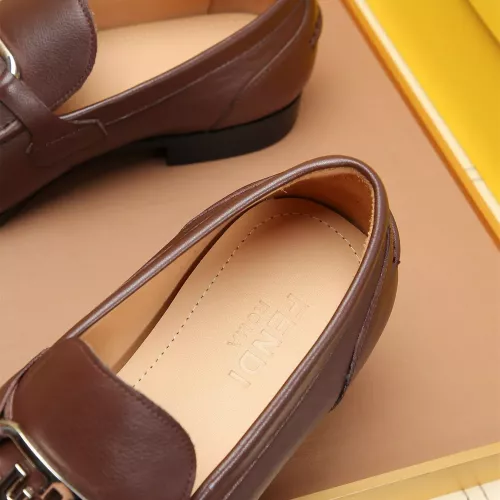 Replica Fendi Leather Shoes For Men #1355823 $88.00 USD for Wholesale