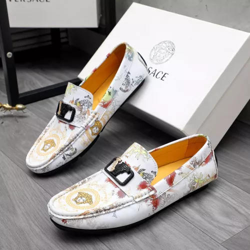 Cheap Versace Leather Shoes For Men #1356062, $$76.00 USD On Versace Leather Shoes