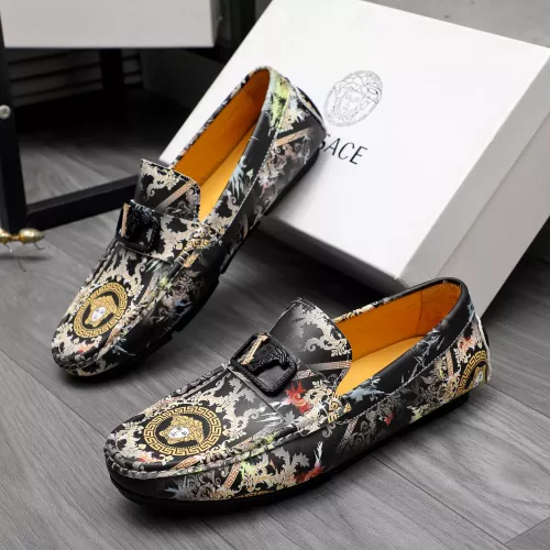Cheap Versace Leather Shoes For Men #1356063, $$76.00 USD On Versace Leather Shoes