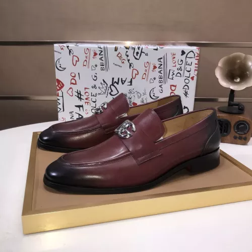 Cheap Dolce &amp; Gabbana D&amp;G Leather Shoes For Men #1356069, $$98.00 USD On Dolce &amp; Gabbana D&amp;G Leather Shoes