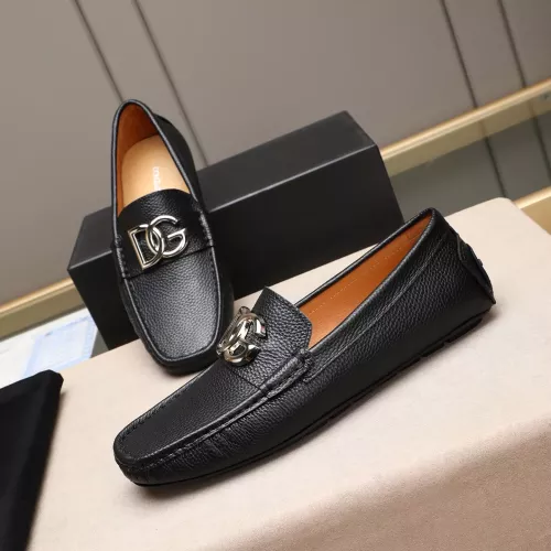 Cheap Dolce &amp; Gabbana D&amp;G Leather Shoes For Men #1356196, $$80.00 USD On Dolce &amp; Gabbana D&amp;G Leather Shoes