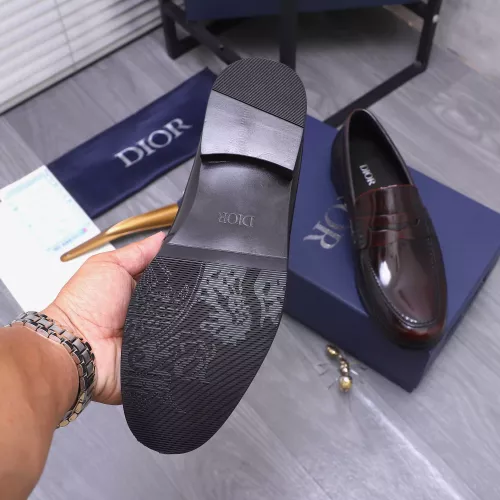 Replica Christian Dior Leather Shoes For Men #1356307 $105.00 USD for Wholesale