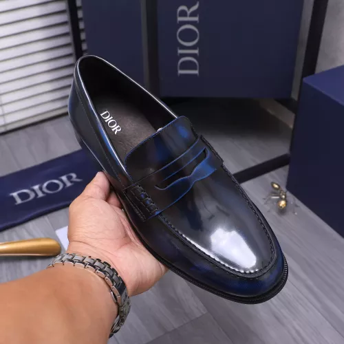 Replica Christian Dior Leather Shoes For Men #1356308 $105.00 USD for Wholesale
