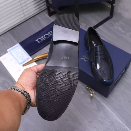 Replica Christian Dior Leather Shoes For Men #1356308 $105.00 USD for Wholesale