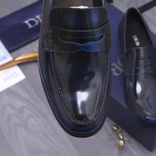 Replica Christian Dior Leather Shoes For Men #1356308 $105.00 USD for Wholesale