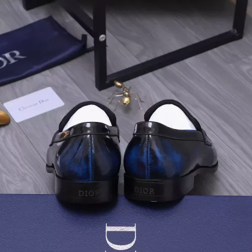 Replica Christian Dior Leather Shoes For Men #1356308 $105.00 USD for Wholesale