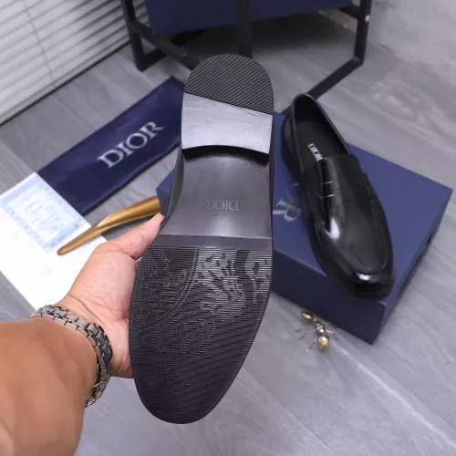 Replica Christian Dior Leather Shoes For Men #1356309 $105.00 USD for Wholesale