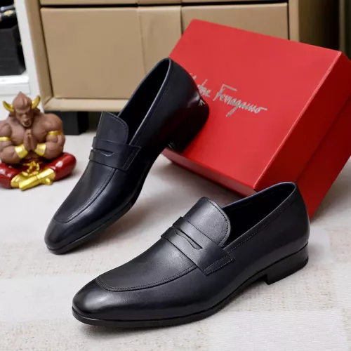 Cheap Salvatore Ferragamo Leather Shoes For Men #1356319, $$88.00 USD On Salvatore Ferragamo Leather Shoes