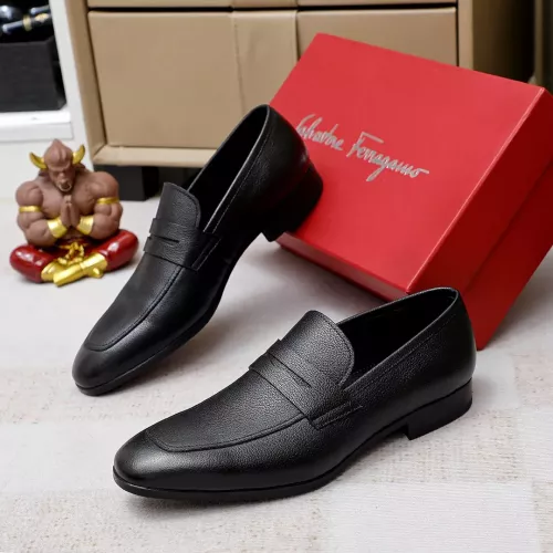 Cheap Salvatore Ferragamo Leather Shoes For Men #1356325, $$88.00 USD On Salvatore Ferragamo Leather Shoes