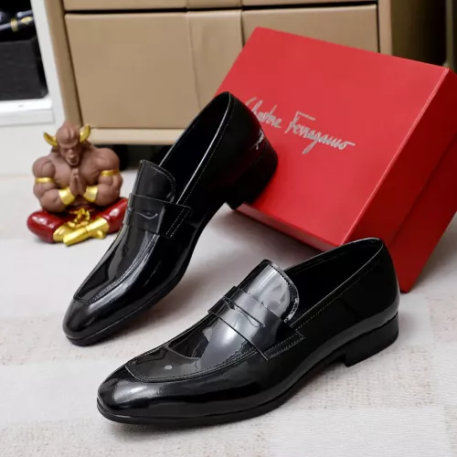 Cheap Salvatore Ferragamo Leather Shoes For Men #1356326, $$88.00 USD On Salvatore Ferragamo Leather Shoes