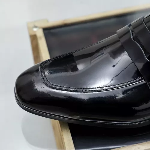 Replica Salvatore Ferragamo Leather Shoes For Men #1356326 $88.00 USD for Wholesale