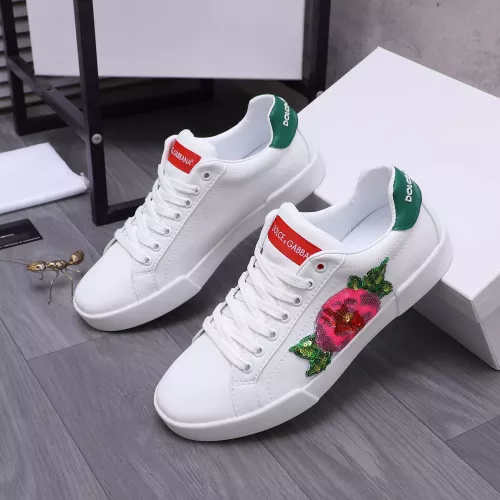 Replica Dolce & Gabbana D&G Casual Shoes For Women #1356483 $85.00 USD for Wholesale