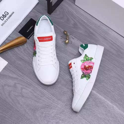 Replica Dolce & Gabbana D&G Casual Shoes For Women #1356483 $85.00 USD for Wholesale