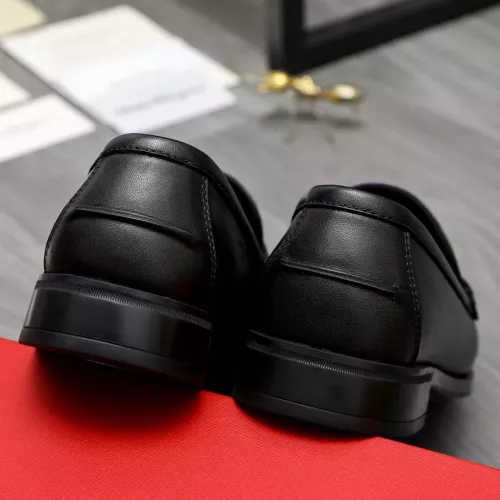 Replica Salvatore Ferragamo Leather Shoes For Men #1356491 $92.00 USD for Wholesale