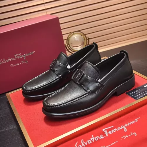 Cheap Salvatore Ferragamo Leather Shoes For Men #1356493, $$96.00 USD On Salvatore Ferragamo Leather Shoes