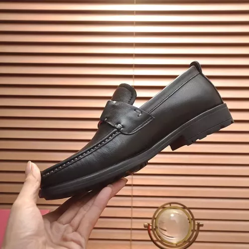 Replica Salvatore Ferragamo Leather Shoes For Men #1356493 $96.00 USD for Wholesale