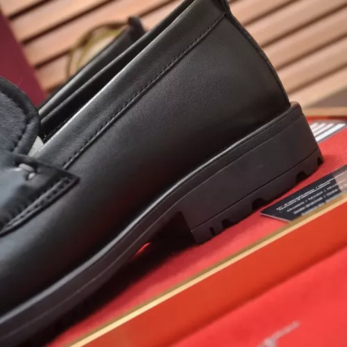 Replica Salvatore Ferragamo Leather Shoes For Men #1356493 $96.00 USD for Wholesale