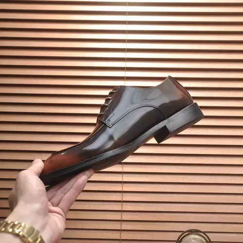 Replica Prada Leather Shoes For Men #1356521 $100.00 USD for Wholesale