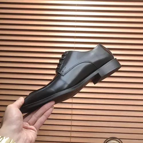Replica Prada Leather Shoes For Men #1356524 $100.00 USD for Wholesale