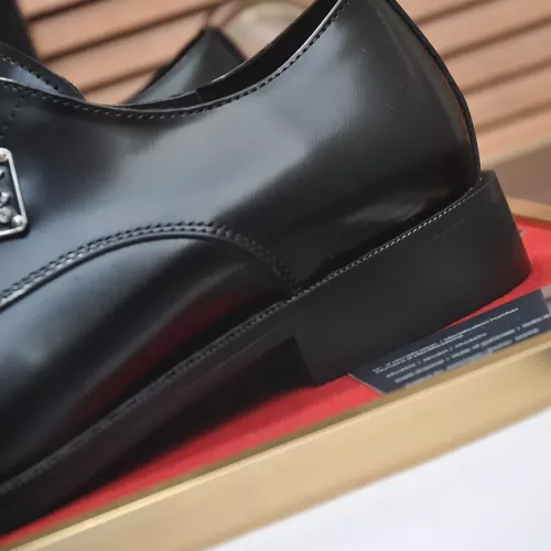 Replica Prada Leather Shoes For Men #1356524 $100.00 USD for Wholesale
