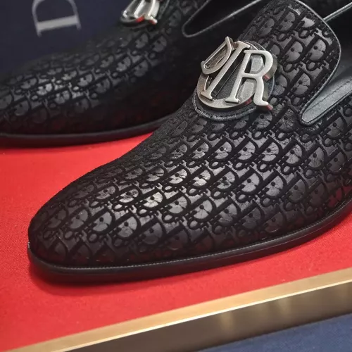 Replica Christian Dior Leather Shoes For Men #1356531 $98.00 USD for Wholesale