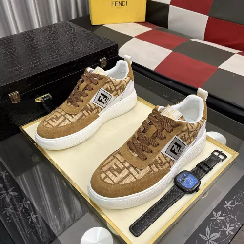 Replica Fendi Casual Shoes For Men #1356552 $80.00 USD for Wholesale