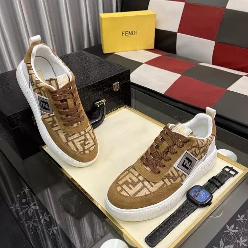 Replica Fendi Casual Shoes For Men #1356552 $80.00 USD for Wholesale