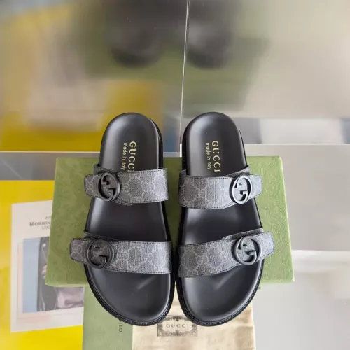 Replica Gucci Slippers For Men #1356672 $60.00 USD for Wholesale