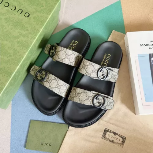 Replica Gucci Slippers For Men #1356677 $60.00 USD for Wholesale