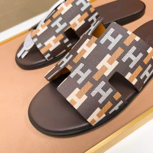 Replica Hermes Slippers For Men #1357137 $48.00 USD for Wholesale